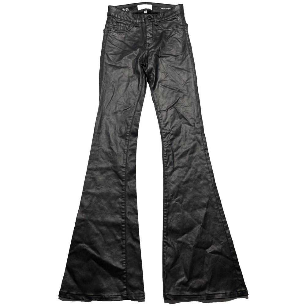 DL1961 HEATHER HIGH RISE FLARE American Cotton OIL SLICK Pants - Women 24 EUC